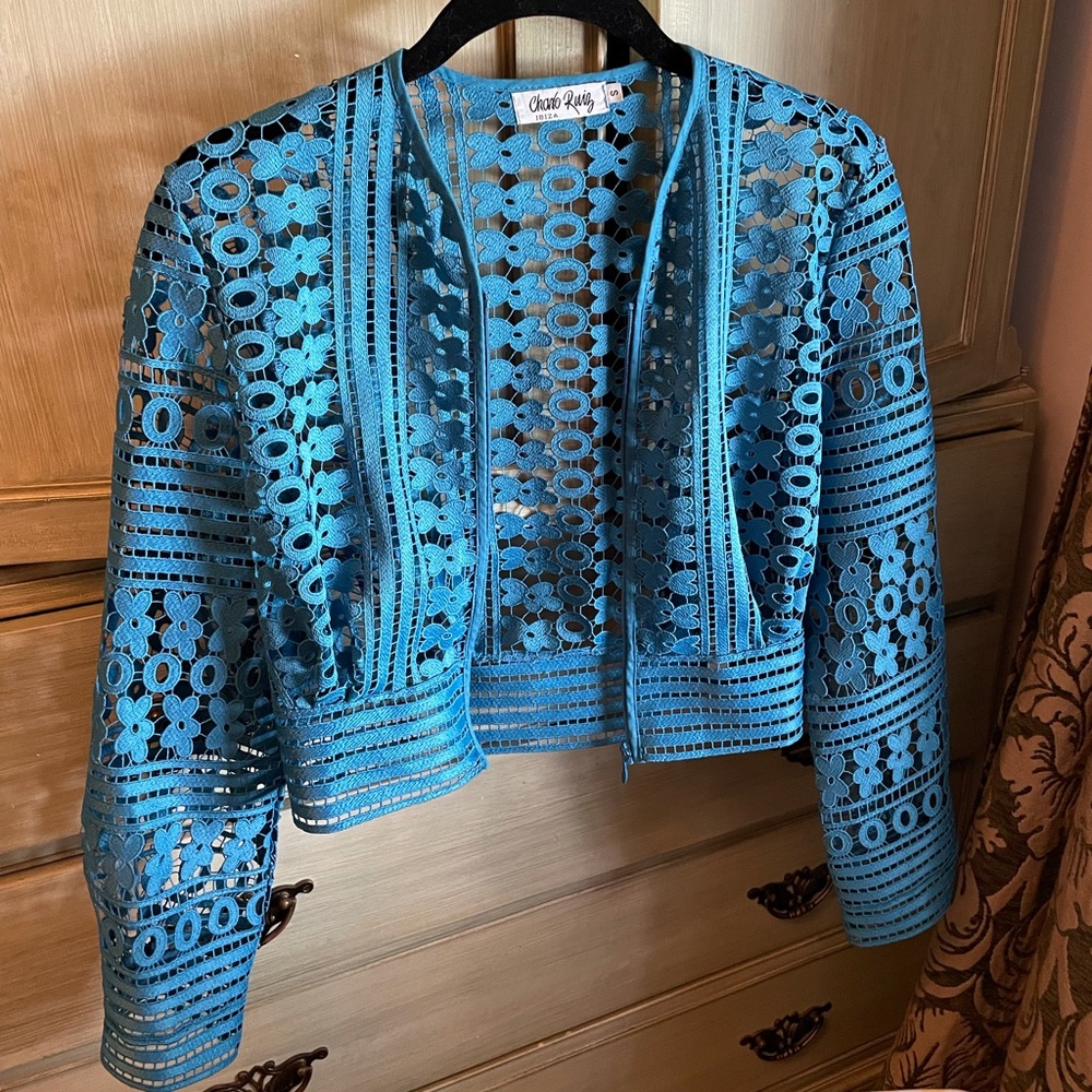 Charo Ruiz Ibiza turquoise jacket